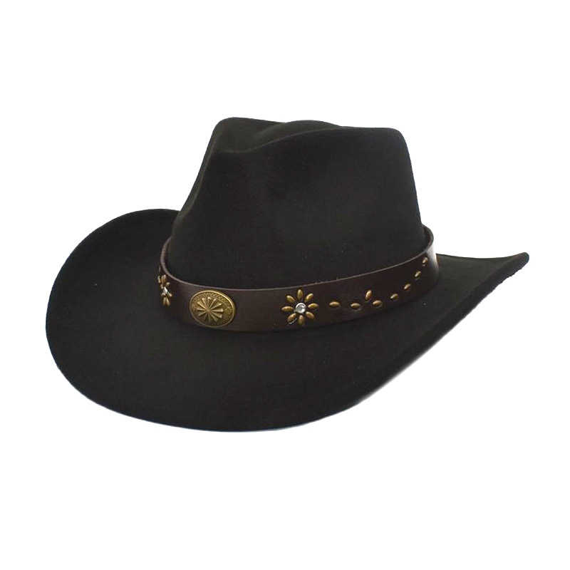 Western Cowboy Felt Fedora Hat