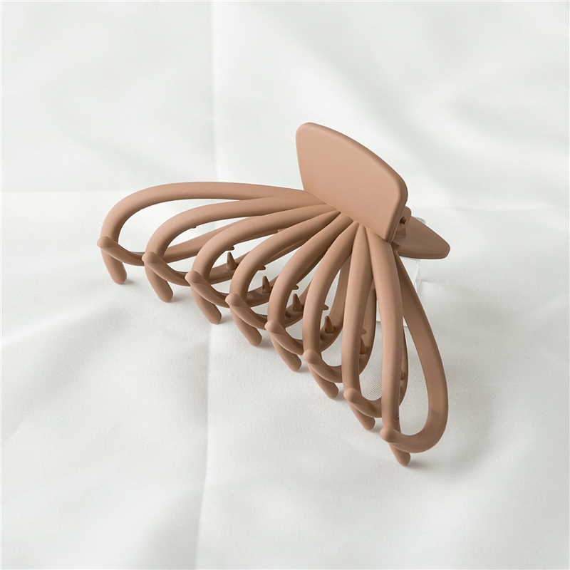 Matte Solid Color Hair Claw Clip